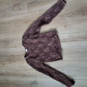 Kids Brown Long Sleeve Top